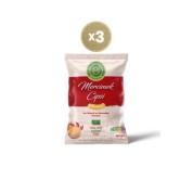 Acı Biberli ve Domates Aromalı Mercimek Cipsi 60 g x 3 Paket (Glütensiz & Vegan)