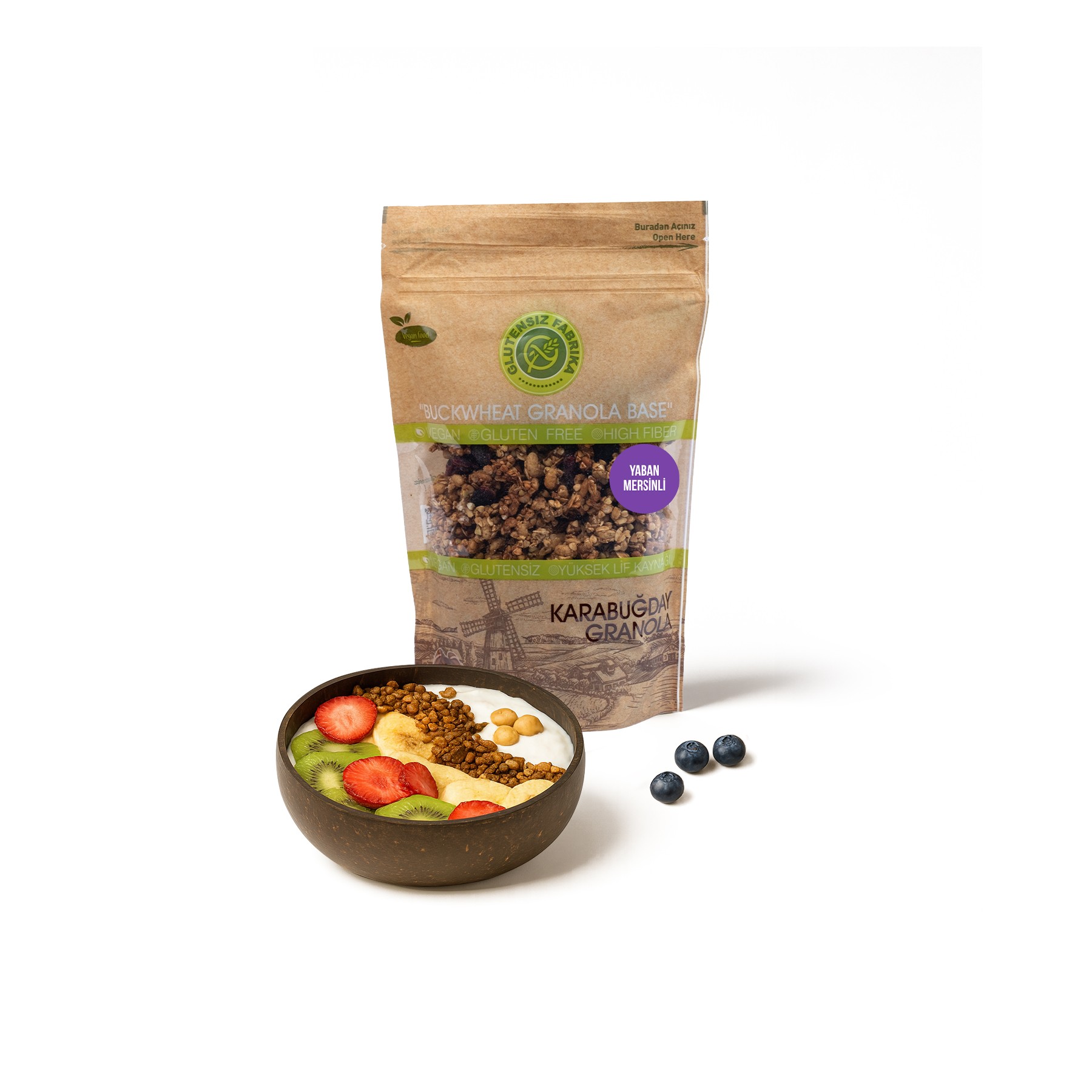 Bakubakuページ Yabanmersinli 300 Gram Yulaf & Karabuğday Granola